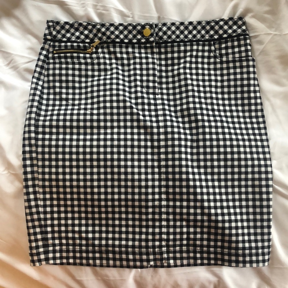 Checkered skirt